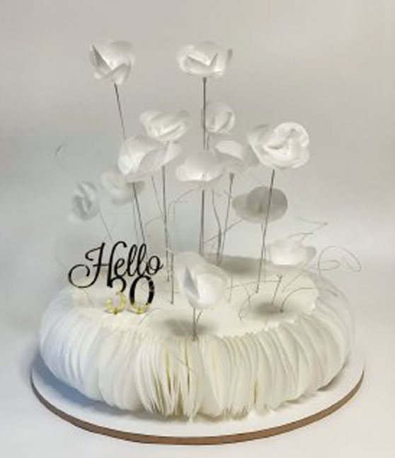 Торт на заказ «Цветочный рай»