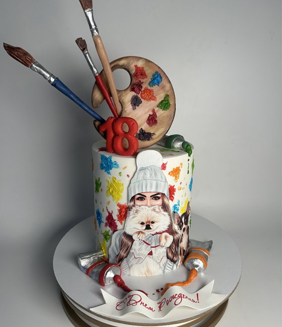 Торт на заказ «Для художника»