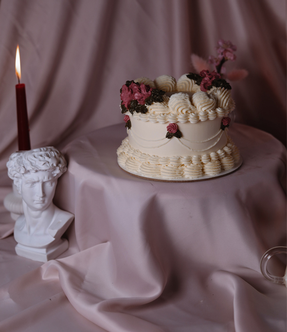 Мини торт в стиле «Ламбет»