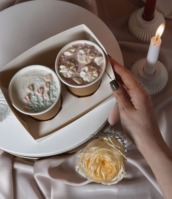 Набор 2 десерта в стаканчиках