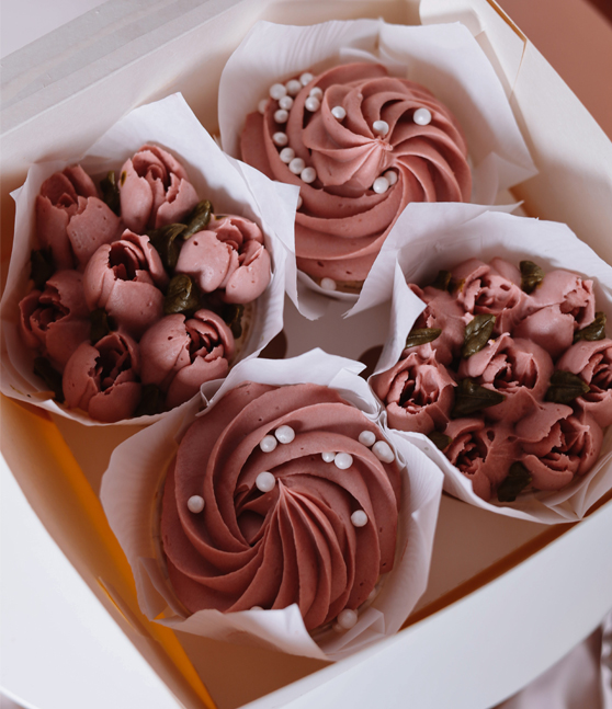 Набор 4 капкейка