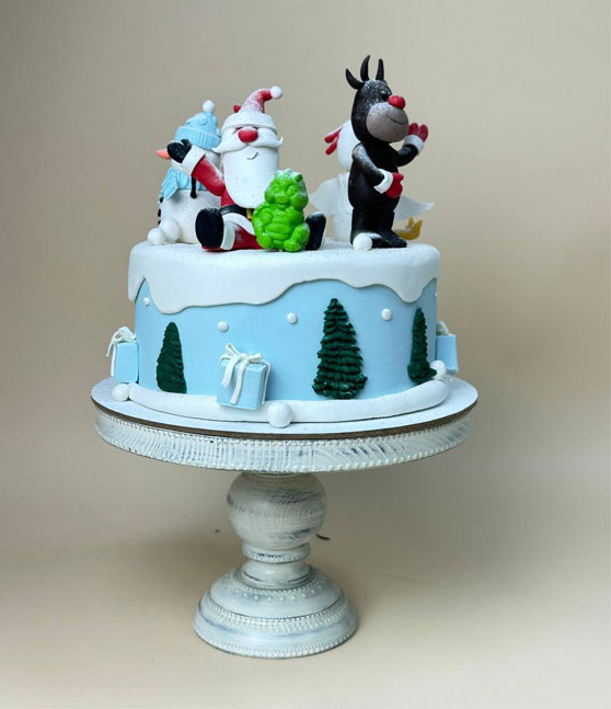 Торт «Новогодняя компания»