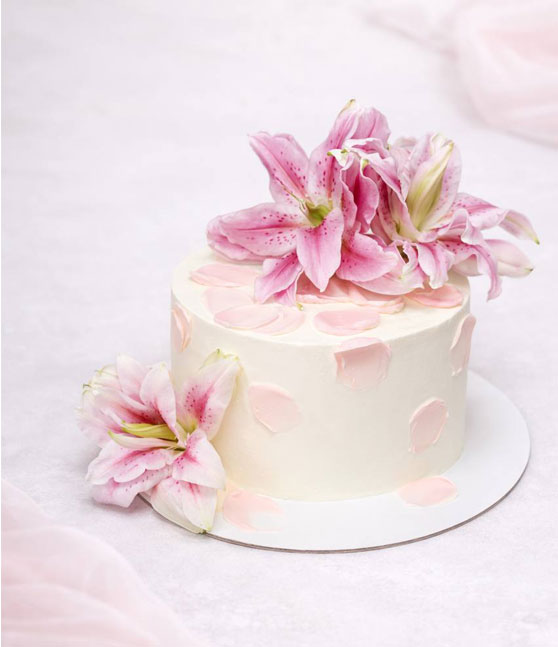 Торт на заказ «Цветок живой»